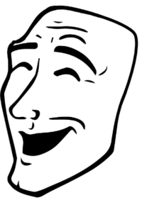 Masks smile